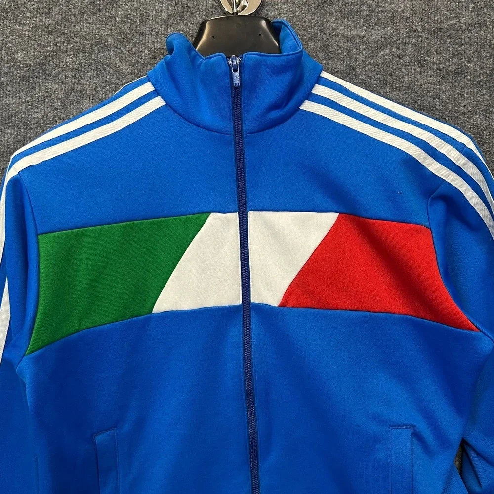 Adidas Italia Team FIFA World Cup Germany Track Jacket Men's Blue Full  Zip - S